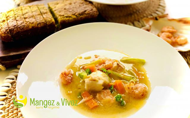 Waterzoi de poisson de la mer du Nord aux légumes fins